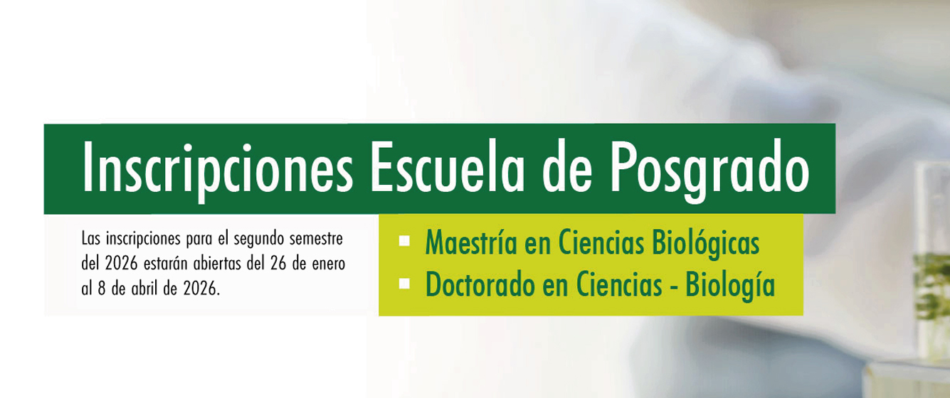 Inscripciones Escuela de Posgrado