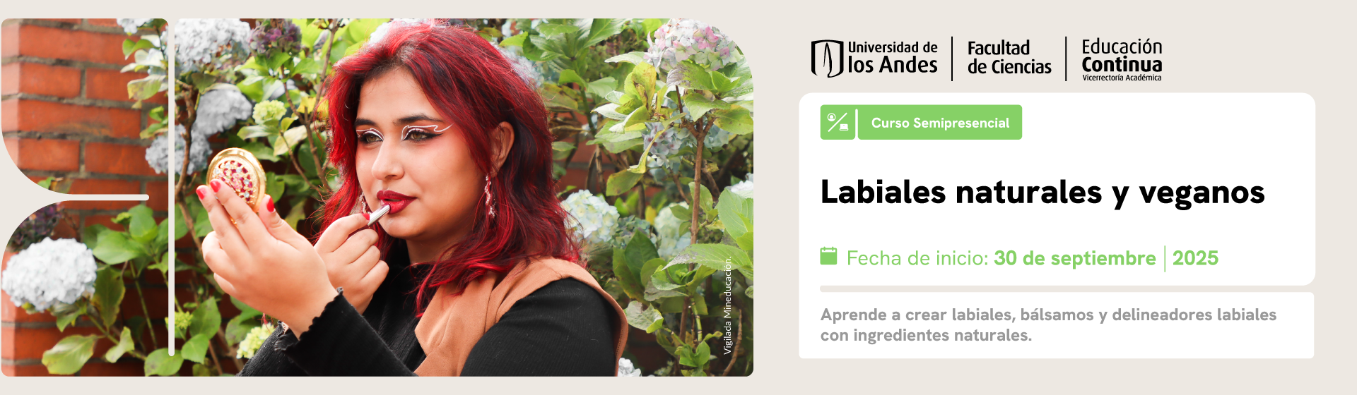 Curso Labiales naturales y veganos