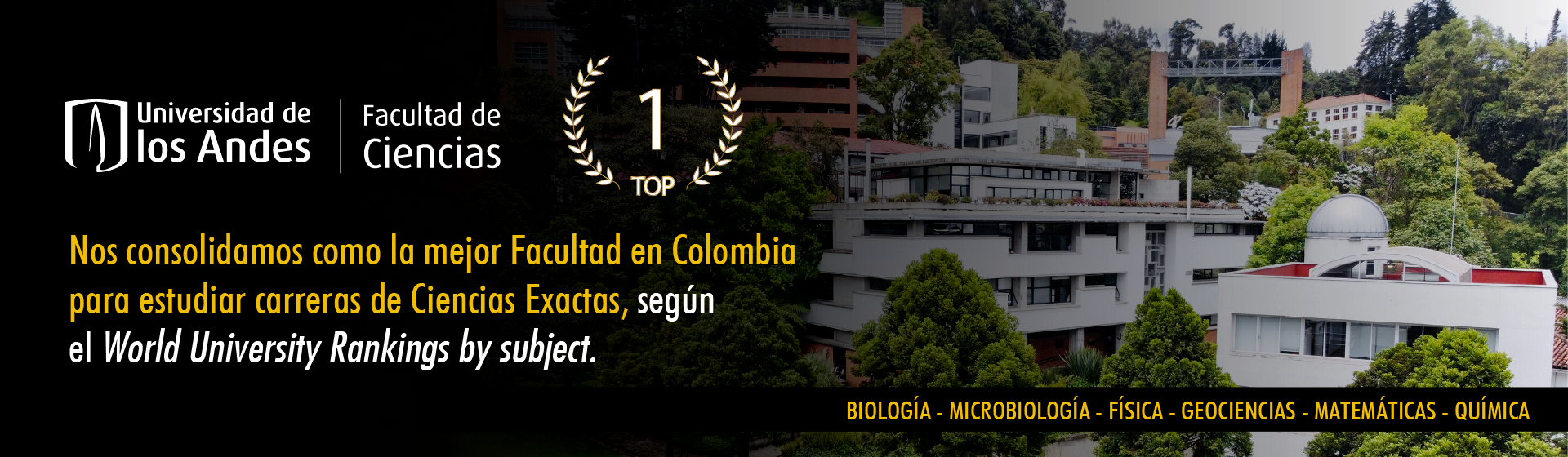 Facultad de Ciencias - Universidad de los Andes
