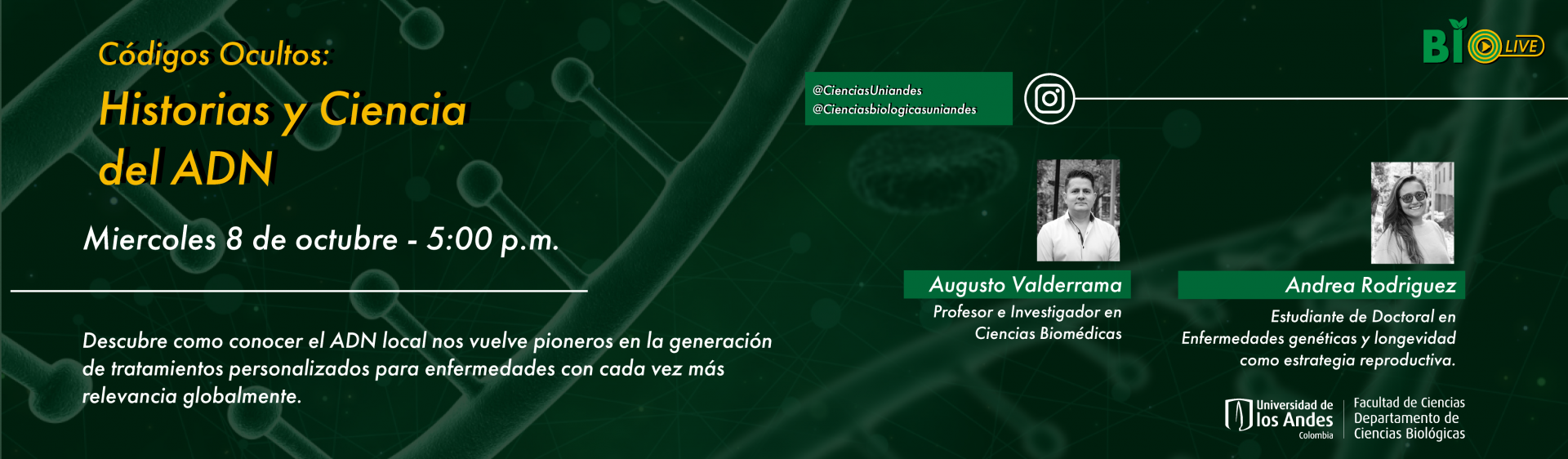 Códigos Ocultos: Historia y ciencia del ADN 